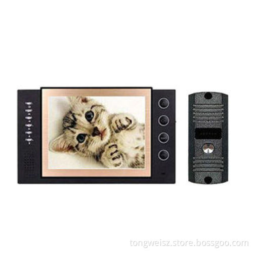 Video Door Phone, Wired TFT LCD Screen, Support Recording Function, Export from China Factory